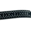 Kmart Studded Rocker Pop Punk Black Silver Belt Wide Small