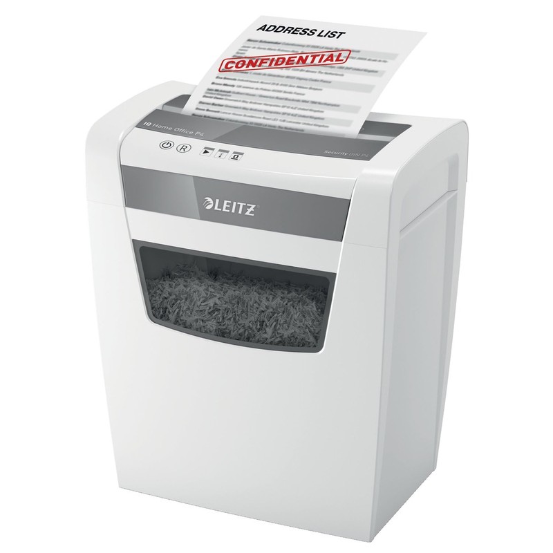 Leitz IQ Paper Shredder, 10 Sheet, Cross Cut, 6 Gallon