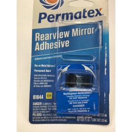 Permatex 81844 Professional Strength Rear View Mirror Adhesive 3oz