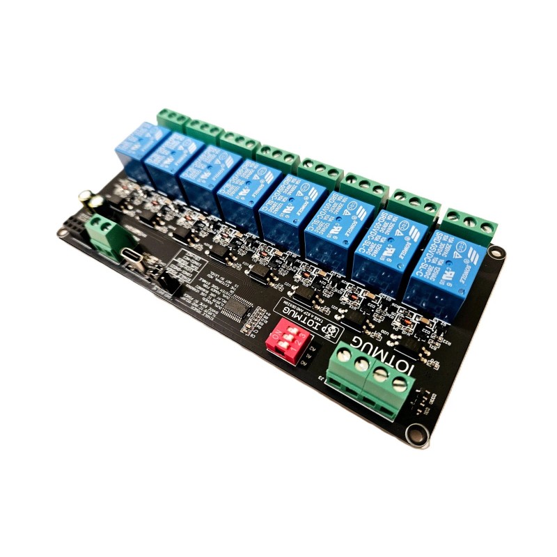IOTMUG 8 Channel I2C Electromagnetic Relay Module Arduino Raspberry Dual