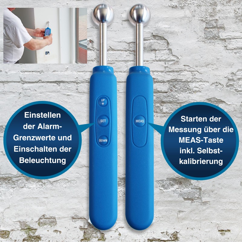 PeakTech Professional Moisture Meter – 1 x P 5201