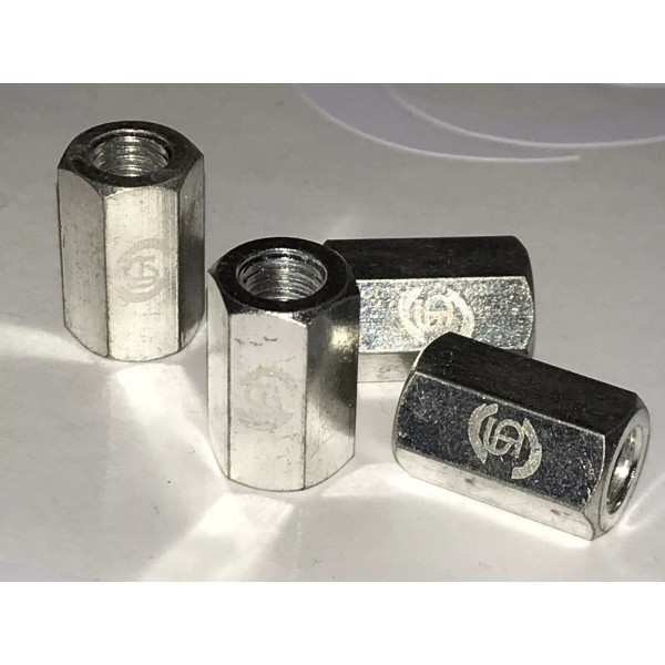 Unbranded 4 Tin Plated Pure Copper Couplings. Created Specifically For