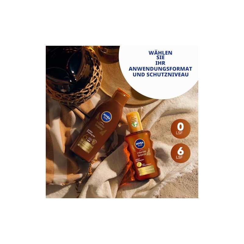 NIVEA SUN Intense Bronze Carotene Oil SPF 6 200 ml