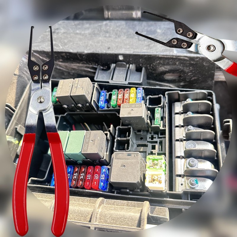Relay Puller Pliers Tool Kit - Professional Automotive Fuse Remover