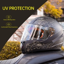 Soman Assault Helmet Visor, Stream Helmet Face Shield Compatible with FF800 FF320 FF328 FF353 Assault Stream Rapid Helmet (Transparent)