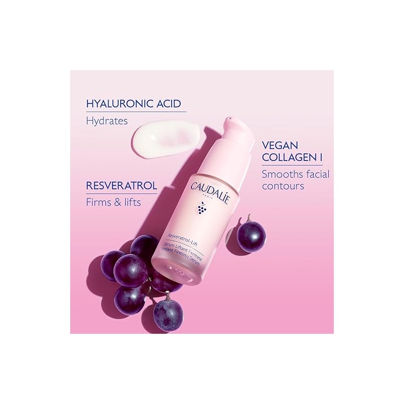 Caudalie Resveratrol Lift Serum Reafirmante Instantáneo Alternativa al Retinol