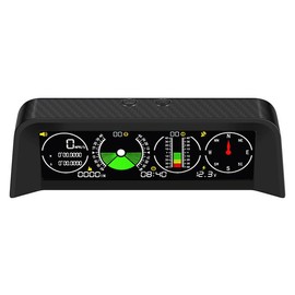Car Inclinometer for Off-Road Driving Digital GPS Speedometer HUD, Multi-Functional Head Up Display, Pitch & Roll Angle/Slope Meter/Level Tilt Gauge