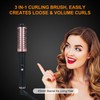Thermal Brush with 3 Interchangeable Heads Heated Round Brush for