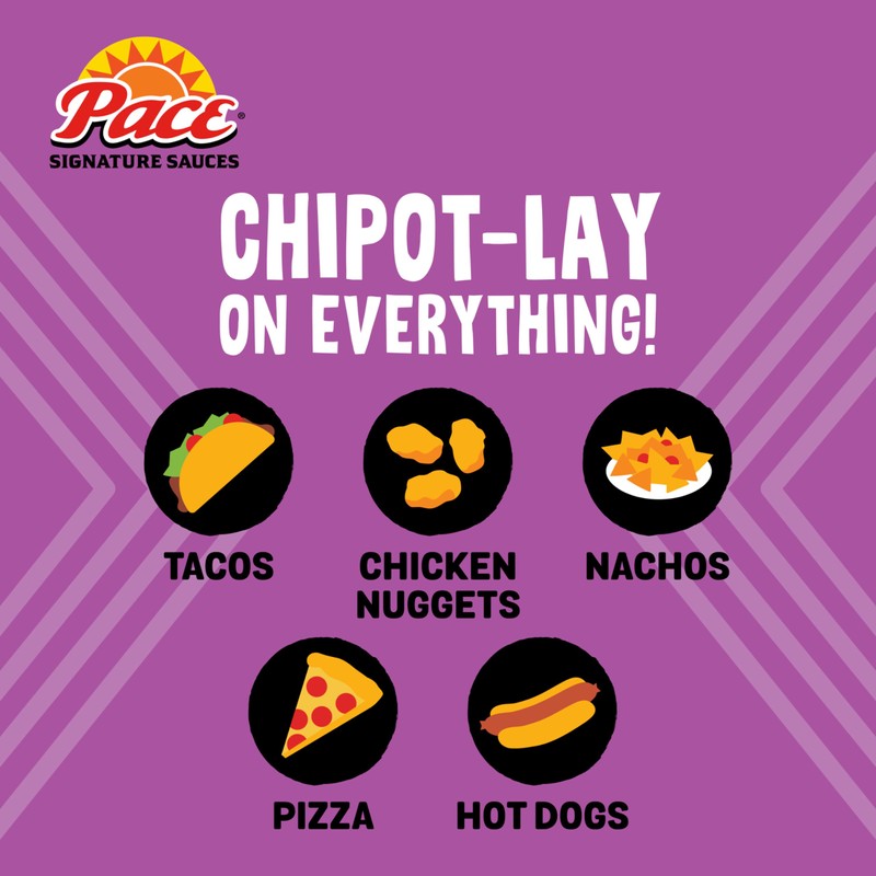 Pace Signature Sauces Hot Honey Chipotle Sauce, 11.1 oz Bottle