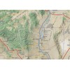 New Mexico State Physical Map - 16.5 x 20 Inches