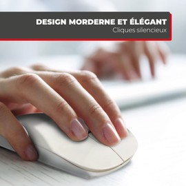 APM France 200023 Wireless Optical Mouse USB White