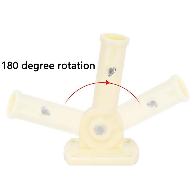 2 x Flag Pole Holder, Adjustable Flag Stand, Adjustable Flagpole
