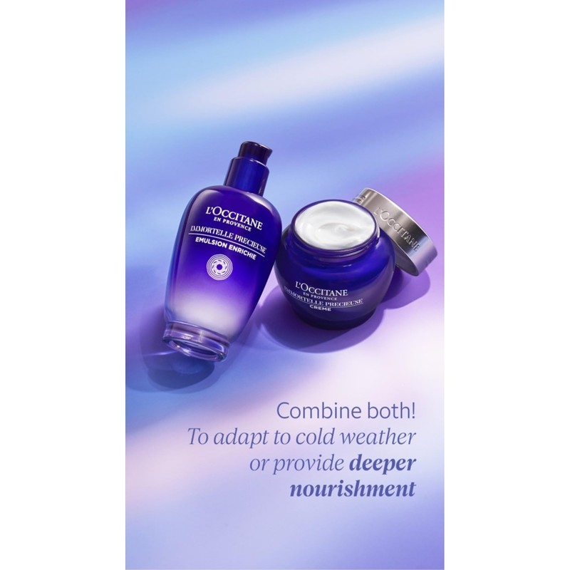 L'OCCITANE - Emulsion Precious Straw Flower - 75 ml -