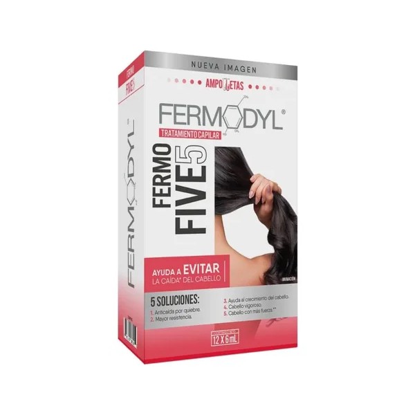 Fermodyl Tratamiento Capilar Anti-Caída 12 Ampolletas De 6ml