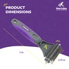 Hertzko Dematting Comb with Double Sided Professional Rake Suitable for