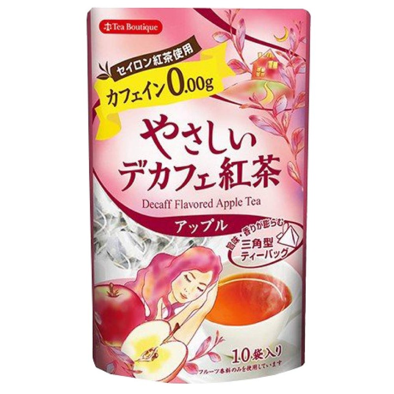 Tea Boutique Gentle Decaffeinated Tea Decaffeinated Fruit Series, Set of
