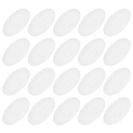 MECCANIXITY 40Pcs Plastic Gears 42 Teeth Plastic Single Gears Model 422AA Reduction Gear for RC Car Model DIY Robot,White Module 0.5