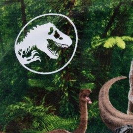 Jurassic World Dominion Blue Velociraptor and Rexy T-Rex Super Soft Cotton Bath/Pool/Beach Towel, 58 Inches x 28 Inches, By Franco Kids