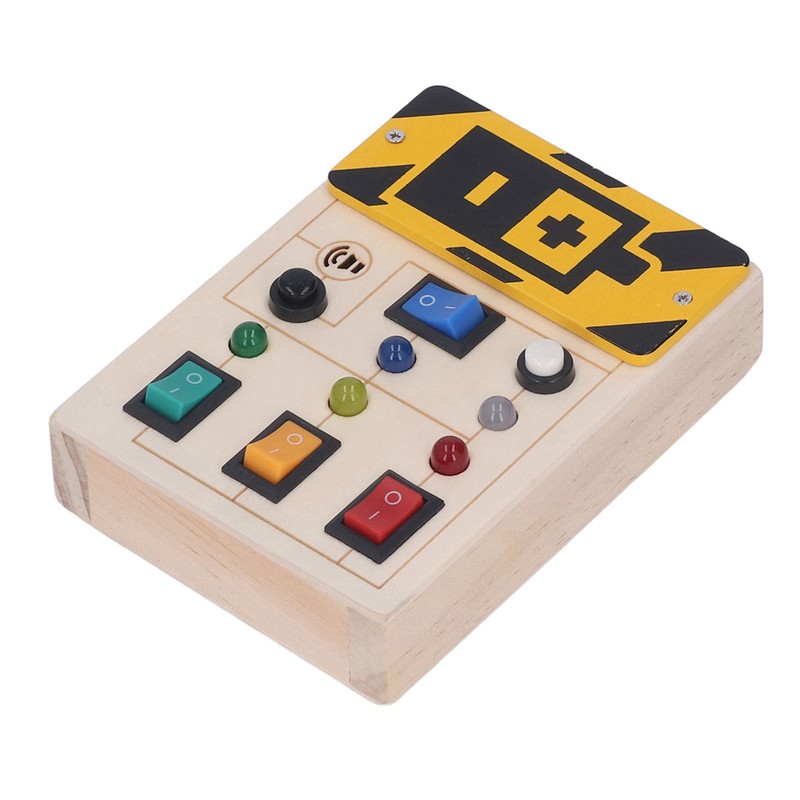 Light Up Sensory Board Noiseless Educational Portable Wooden LED Light