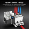 Baomain 8 Station Solenoid Valve Manifold, 24V DC 5 Way