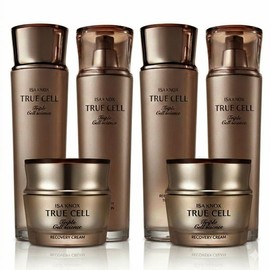 Meoncell Isa Knox Laha Triple Trucell basic cosmetics skin lotion cream 3 types 2 sets / 메온셀 이자녹스 라하 트리플 트루셀 기초화장품 스킨 로션 크림 3종 2세트