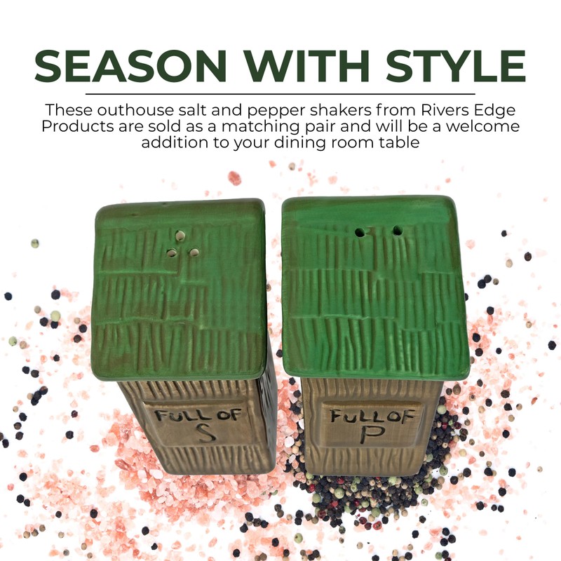 Rivers Edge Products Rivers Edge Products Outhouse Salt and Pepper