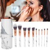 10Pcs Makeup Brush Eyelash Blush Brush set with Storage Holder