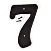 Hy-Ko 6" Plastic House Number, Modern Raised Numbers for Exterior