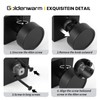goldenwarm Black Door Knobs Interior, Privacy Matte Black Interior Door