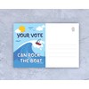 Your Vote Can Rock The Boat - Blank 4x6 Postcards
