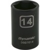 Dynamic Tools 3/8-Inch Drive 6 Point Metric, 14-Millimeter Standard Length,