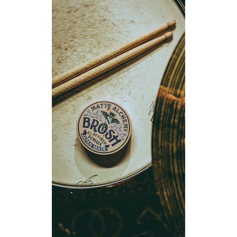BROSH CLAY FIBER POMADE 1.4 oz (40 g) Unglazed Medium