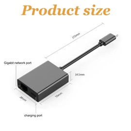 Micro USB to RJ45 Ethernet Adapter Compatible with Fire TV Stick & More - High-Speed Wired Network Connection