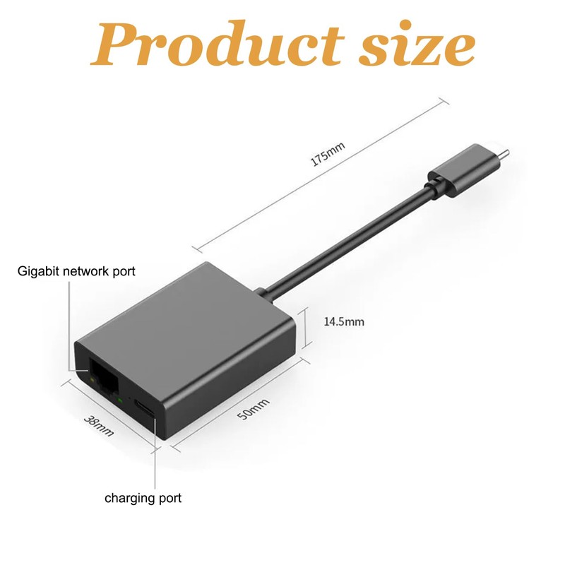 Micro USB to RJ45 Ethernet Adapter Compatible with Fire TV