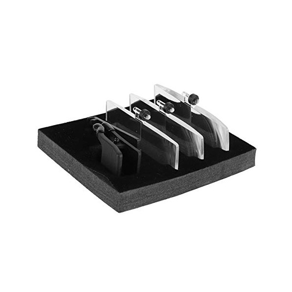 Magnifying Glasses, 1.5X 2.5X 3.5X Attachable Magnifying Glasses 3-Piece Lens