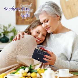 minstely Preserved Real Rose with Necklace, for Mom/Grandma, for Her, I Love You Gifts for her, Roses Gifts for Women (blue3)