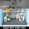 TigeJoy 19" x 19" Under Sink Mats for Kitchen Waterproof,