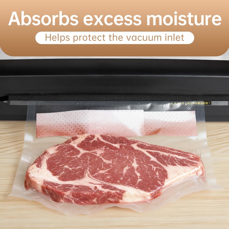 R-PACK Food-Safe Absorbent Paper Towel for Kitchen, Disposable Sheets Specially