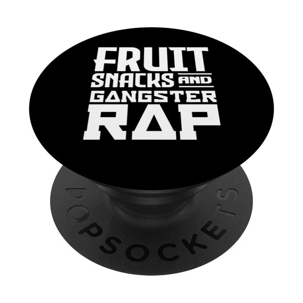 Funny Kids Fruit Snacks and Gangster Rap PopSockets Swappable PopGrip