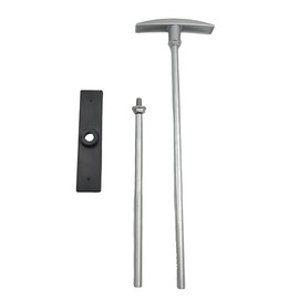 T1046 RV Waste Valve Handle Replacement Kit，Valve Aluminum Tube Extension Rod Facilitates Waste Management,Compatible with RV Sewer Hose Kit-Universal Fit,Easy Install