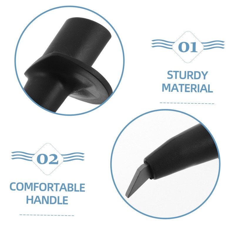 Mipcase Carbon Fiber Hiking Stick Tip Replacement Cane Tips for