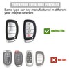 Gematay Gematay for Hyundai Key Fob Cover with Keychain Lanyard,