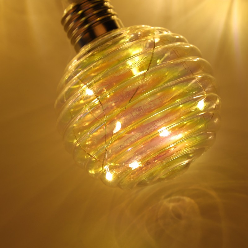 18ft Copper Wire Bulb Light LED USB Or Battery Powered