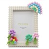 DIY Photo Frame Kit – Customizable Pom-Pom Art Craft, 4x6