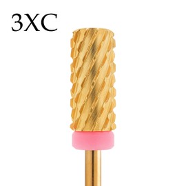 MIRACLE 3/32" Nail Drill Bits Crystal Top Large Barrel Head for Electric Drill Machines ｜ (3X Coarse)