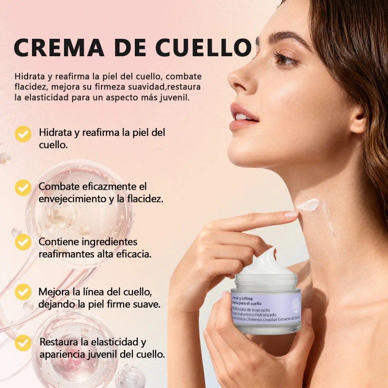6pc Weud Skin Crema Sérum Péptidos Acné Ojos Cuello Kit