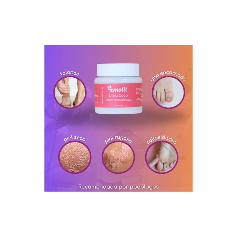 Crema Humectante Urea 40 Coco para la piel seca