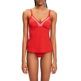 ESPRIT Women's Bondi Beach SSN N Pad.Tankini Tankini Top, 610/Dark Red