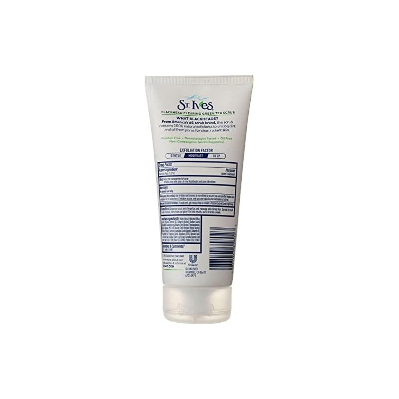 Exfoliante Facial St. Ives Té Verde Puntos Negros 6 oz