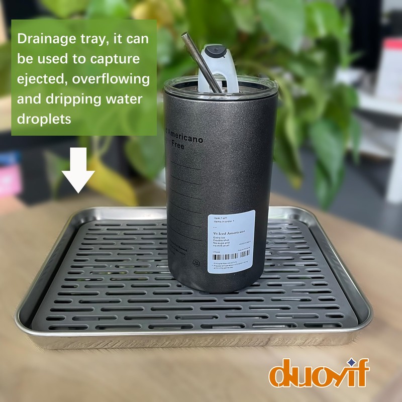 duoyif Stainless Steel Drip Tray, Bar Drip Tray, Made of